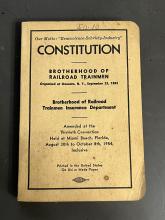 Constitution of the Brotherhood of Railroad Trainmen, 1954