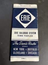 Erie Railroad system timetable, September 24, 1939