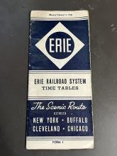 Erie Railroad system timetable, February 11, 1940