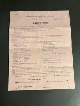 Conrail Bulletin Order, Atlantic Division, Hoboken Division, No. 1-S44, September 29, 1980