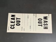 Erie Lackawanna bad order tag (orange), January 1974