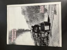 Welcome Aboard brochure from The Erie Limited featuring Chesapeake & Ohio steam locomotive 614, October 1998