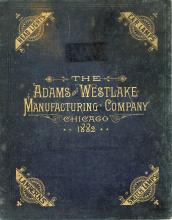 Adams & Westlake Manufacturing Company (Adlake) catalog, 1882 (incomplete)