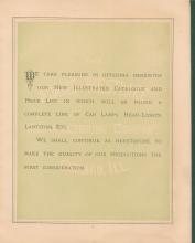 Adams & Westlake Manufacturing Company (Adlake) catalog, 1882 (incomplete)