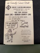 Erie Lackawanna Main Line, Newark Branch, and Bergen County Line timetable, April 26, 1970