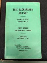 Erie Lackawanna Conductors' Tariff No. 3, New Jersey Interstate Fares, December 1, 1975