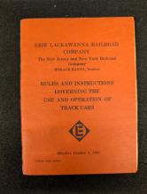 Erie Lackawanna Rules and Instructions Governing the Use and Operation of Track Cars, October 1, 1964