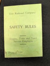 Erie Railroad Company Safety Rules, Engine, Train and Yard Service Employes, July 1, 1940