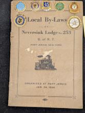Local By-Laws of Neversink Lodge No. 253, Brotherhood of Railway Trainmen, Port Jervis, New York, organized January 24, 1888