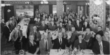 Photograph of Erie Railroad Veterans Association, Port Jervis Chapter, at Park Lane Hotel, May 8, 1954