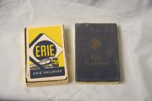 Erie Railroad Playing Cards - E8 Locomotive in Erie Logo