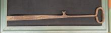 Erie Railroad packing iron and packing hook