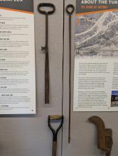 Erie Railroad packing iron and packing hook