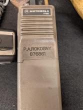 Conrail Motorola portable radio, marked P.A. Rokosny 876861
