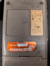 Conrail Motorola portable radio, marked P.A. Rokosny 876861