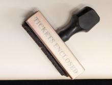 Tickets Enclosed stamp