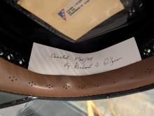 NJ Transit Trainman hat, once owned by Richard J. Dilger, Sparrowbush, NY