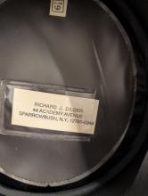 NJ Transit Conductor's hat, once owned by Richard J. Dilger, Sparrowbush, NY