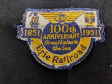 Erie Railroad 100th anniversary patch