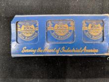 Erie Railroad three-pack of 100th anniversary matchbooks