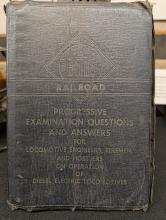 Erie Railroad Progressive Examination Questions and Answers for Locomotive Engineers, Firemen, and Hostlers on Operation of Diesel Electric Locomotives