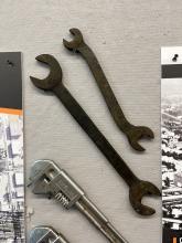 Pair of Erie Railroad wrenches