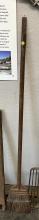 Railroad switch broom