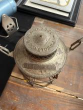 Dressel lantern, unmarked, tagged for Ray S. Osborne