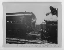 Ziploc bag of Erie and Erie Lackawanna Passenger Timetables