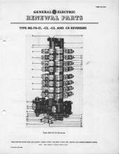 General Electric Renewal Parts book for Middletown & New Jersey Railroad 44-tonner 1 (with loco 2 added)