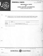 General Electric Renewal Parts book for Middletown & New Jersey Railroad 44-tonner 1 (with loco 2 added)