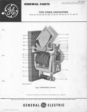 General Electric Renewal Parts book for Middletown & New Jersey Railroad 44-tonner 1 (with loco 2 added)