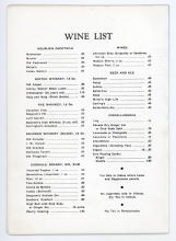 Erie Railroad dining car menu, dinner, September 21, 1960