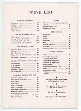 Erie Railroad dining car menu, dinner, May 27, 1959