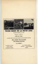 Erie Lackawanna dining car dinner menu, 1960s