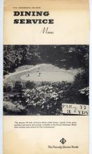 Erie Lackawanna dining car dinner menu, October 1965