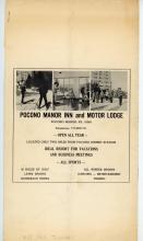 Erie Lackawanna dining car dinner menu, October 1965