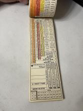 Bundle of Erie Lackawanna ticket coupons