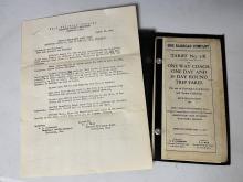 Erie Railroad Tariff No. 1-K of One Way Coach, One Day and 30 Day Round Trip Fares, February 2, 1957