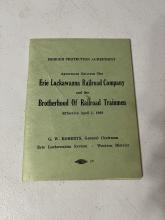 Merger Protection Agreement betweeen the Erie Lackawanna Railroad Company and the Brotherhood of Railroad Trainmen