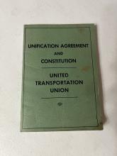 Unification Agreement and Constitution of the United Transportation Union