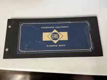 Erie Railroad passenger car diagrams, May 1952