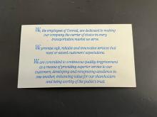 Conrail business card for John Sobotka