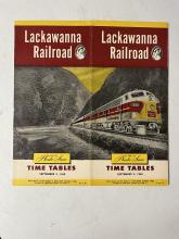Lackawanna Railroad system timetable, September 5, 1960
