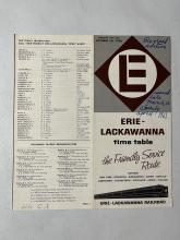 Erie Lackawanna system timetable, October 30, 1960 (revised edition, issued late March or early April 1961)