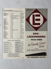 Erie Lackawanna system timetable, April 30, 1961