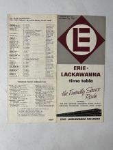 Erie Lackawanna system timetable, October 29, 1961
