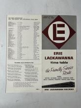 Erie Lackawanna system timetable, August 23, 1964