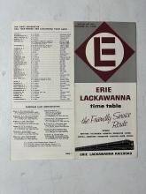 Erie Lackawanna system timetable, October 25, 1964