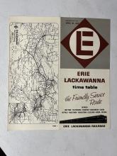 Erie Lackawanna system timetable, April 30, 1967